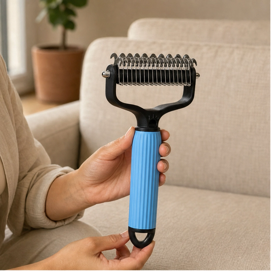 Furwell™ – Dual-Sided Dematting & Deshedding Comb for Dogs & Cats + 50% OFF
