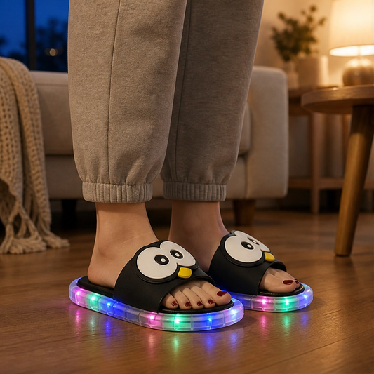 Glimmaro™ – Color-Changing LED Glow Cartoon Slide Sandals + 50% OFF