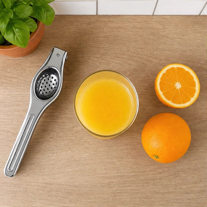 Zestwell™ – Stainless Steel Hand Press Citrus Squeezer for Lemons, Limes & Oranges + 50% OFF