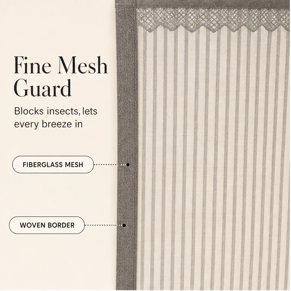 Breezegate™ – Reinforced Magnetic Screen Door, No-Drill Install + 50% OFF