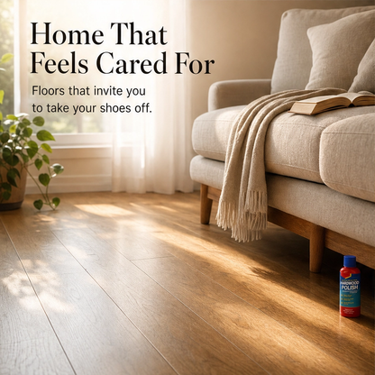 Grainwell™ – High-Gloss Hardwood Polish for Floors & Furniture | Fills Scratches, Restores Shine, Waterproof Seal+ 50% OFF