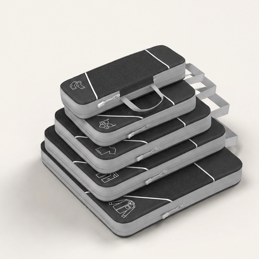 Stowva – Compression Packing Cubes with Reinforced Zippers & Mesh Panels + 50% OFF