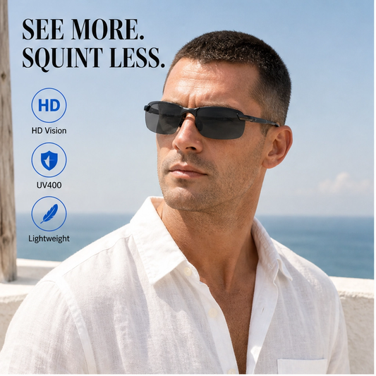 Lumora – Photochromic Polarized UV400 Sunglasses, Auto-Adjusting Lenses for Driving, Hiking & Beach + 50% OFF