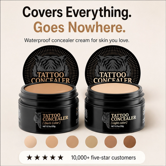 Veilura – Dual-Shade Custom-Match Waterproof Scar & Tattoo Concealer + BUY 1 PICK 1