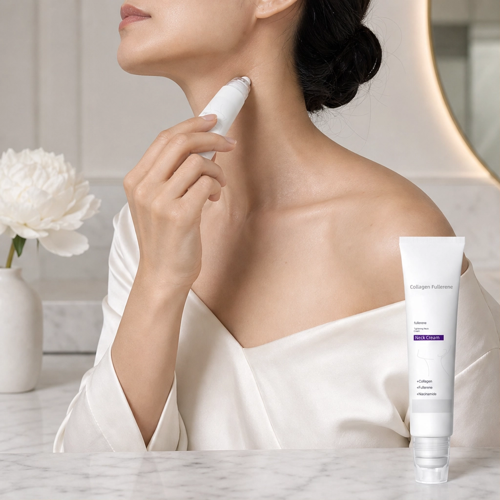 Nuvelle – Roller Massage Neck Cream with Collagen & Hyaluronic Acid + Buy 1 Get 1 FREE