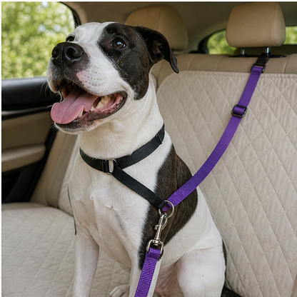 Anchorpaw™ – 2-in-1 Adjustable Dog Car Seat Belt & Walking Leash + 50% OFF