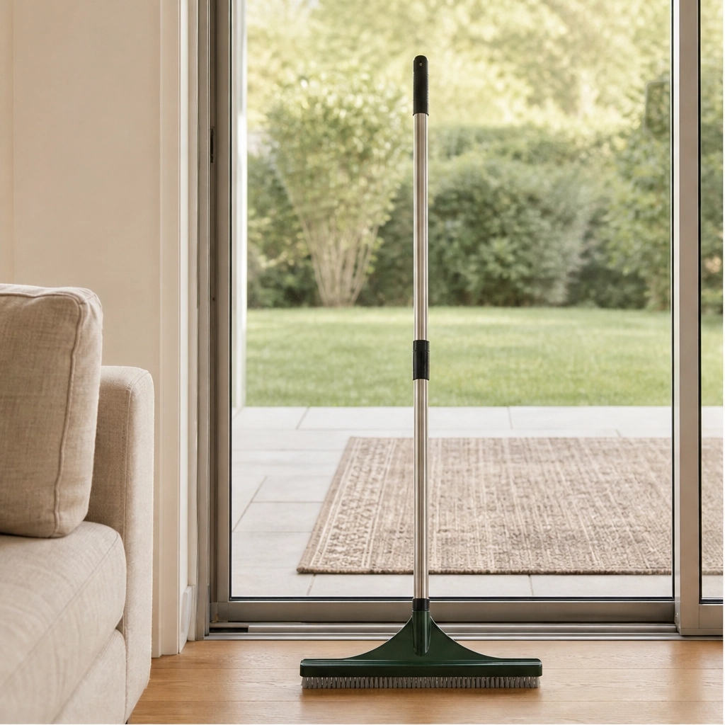 TurfCraft™ – Telescopic Wide-Head Grooming Rake for Turf, Carpet & Lawn + 50% OFF