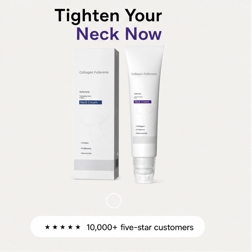 Nuvelle – Roller Massage Neck Cream with Collagen & Hyaluronic Acid + Buy 1 Get 1 FREE