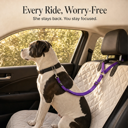 Anchorpaw™ – 2-in-1 Adjustable Dog Car Seat Belt & Walking Leash + 50% OFF
