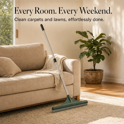 TurfCraft™ – Telescopic Wide-Head Grooming Rake for Turf, Carpet & Lawn + 50% OFF