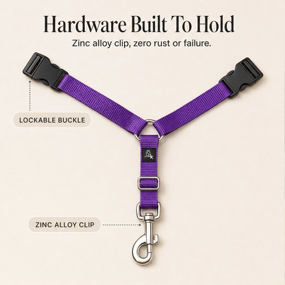 Anchorpaw™ – 2-in-1 Adjustable Dog Car Seat Belt & Walking Leash + 50% OFF