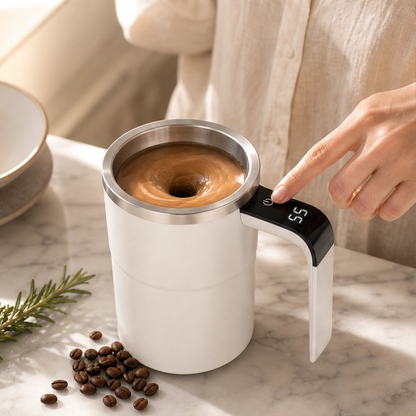Swirlen – Self-Stirring Mug with LCD Temperature Display + 50% OFF