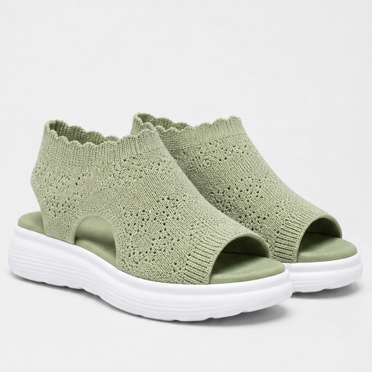 Willowstep™ – Breathable Knit Cushioned Platform Sandals + 50% OFF