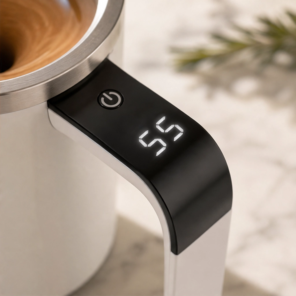 Swirlen – Self-Stirring Mug with LCD Temperature Display + 50% OFF
