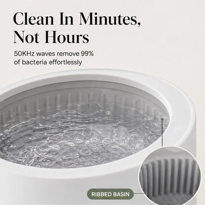 Purewave – 3-Mode Ultrasonic Cleaner for Retainers, Aligners & Dentures + 50% OFF