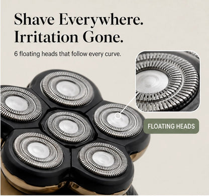 Bladecrest – 5-in-1 Cordless Grooming Kit with Washable 4D Shaver Head + 50% OFF