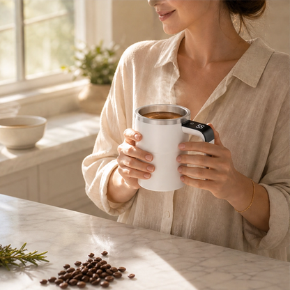 Swirlen – Self-Stirring Mug with LCD Temperature Display + 50% OFF