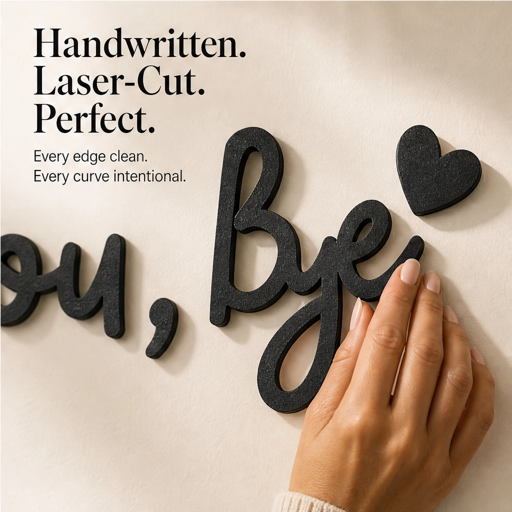 Wrenhollow – "Love You, Bye" No-Drill Wooden Entryway Sign + 50% OFF