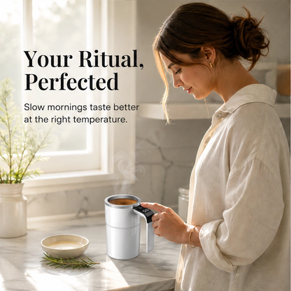 Swirlen – Self-Stirring Mug with LCD Temperature Display + 50% OFF