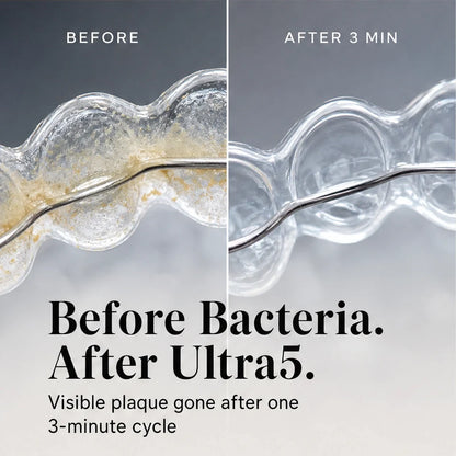 Purewave – 3-Mode Ultrasonic Cleaner for Retainers, Aligners & Dentures + 50% OFF