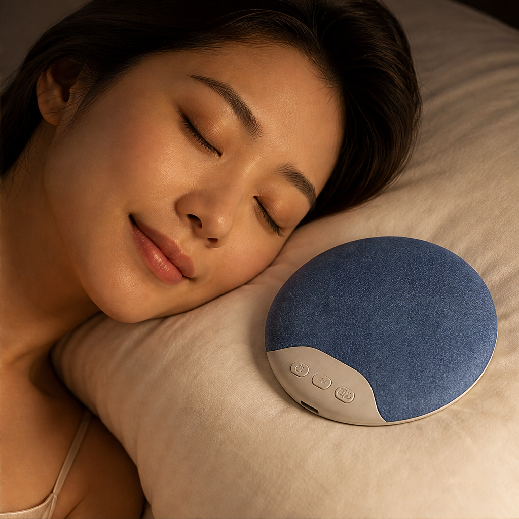 Lullow – Non-In-Ear Under-Pillow Sleep Speaker with White Noise & Auto-Off Timer + 50% OFF