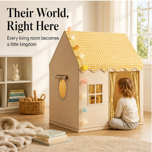 Wrenhollow – Glowing Fairy-Light Cottage Play Tent for Kids + 50% OFF