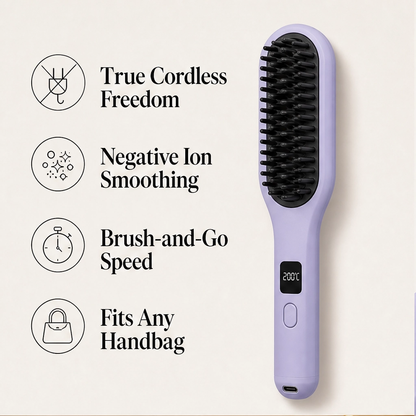 Lustre – Cordless Heated Straightening Comb with Ionic Care & 30-Second Heat-Up + 50% OFF