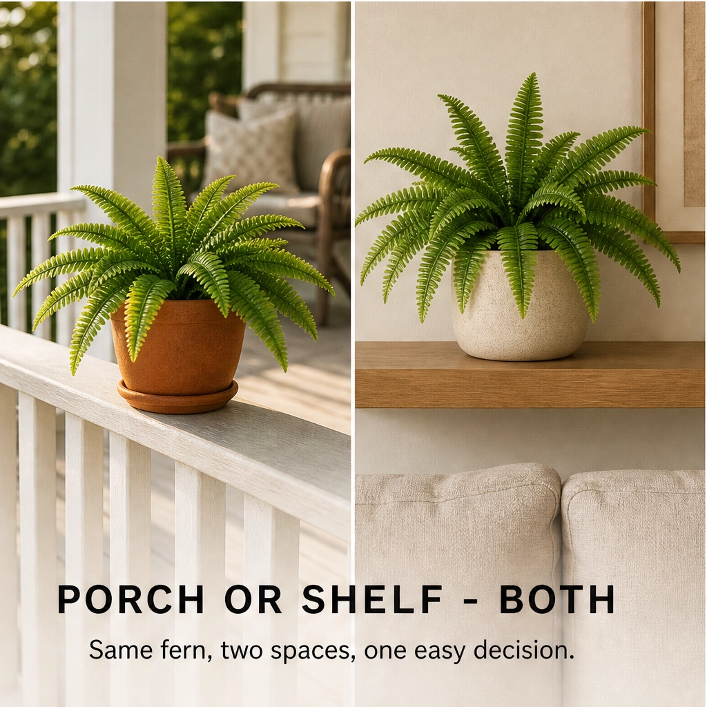 Everbough™ – UV-Resistant Lifelike Artificial Boston Fern + 50% OFF