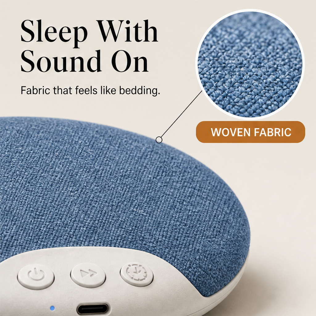 Lullow – Non-In-Ear Under-Pillow Sleep Speaker with White Noise & Auto-Off Timer + 50% OFF