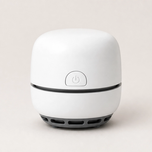 Hushvac – Quiet Mini Desk & Car Vacuum with Brush Head + 50% OFF