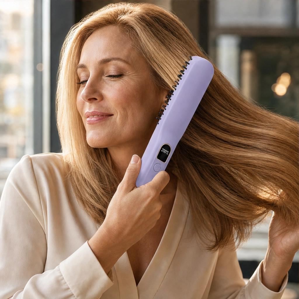 Lustre – Cordless Heated Straightening Comb with Ionic Care & 30-Second Heat-Up + 50% OFF