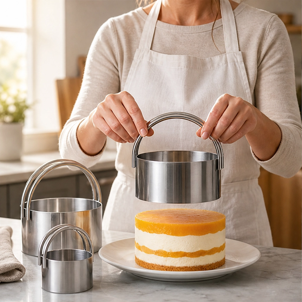 Hearthen – Sharp-Edge 5-Piece Stainless Steel Pastry & Biscuit Cutter Set + 50% OFF
