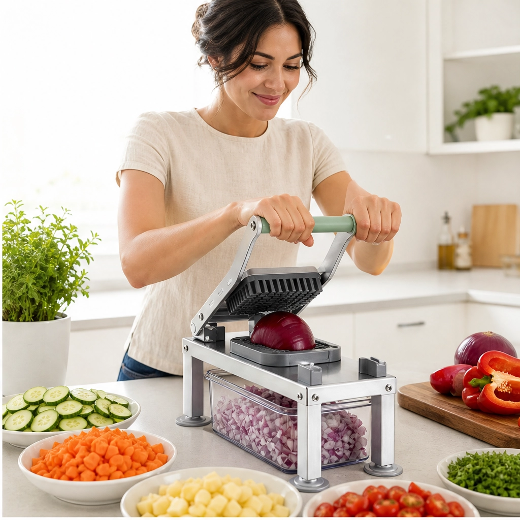 Hearthen – 9-Blade Multifunctional Food Chopper with 1650ml Catch Container + 50% OFF