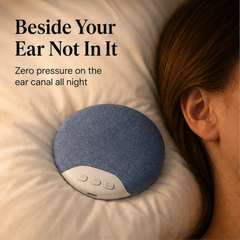 Lullow – Non-In-Ear Under-Pillow Sleep Speaker with White Noise & Auto-Off Timer + 50% OFF