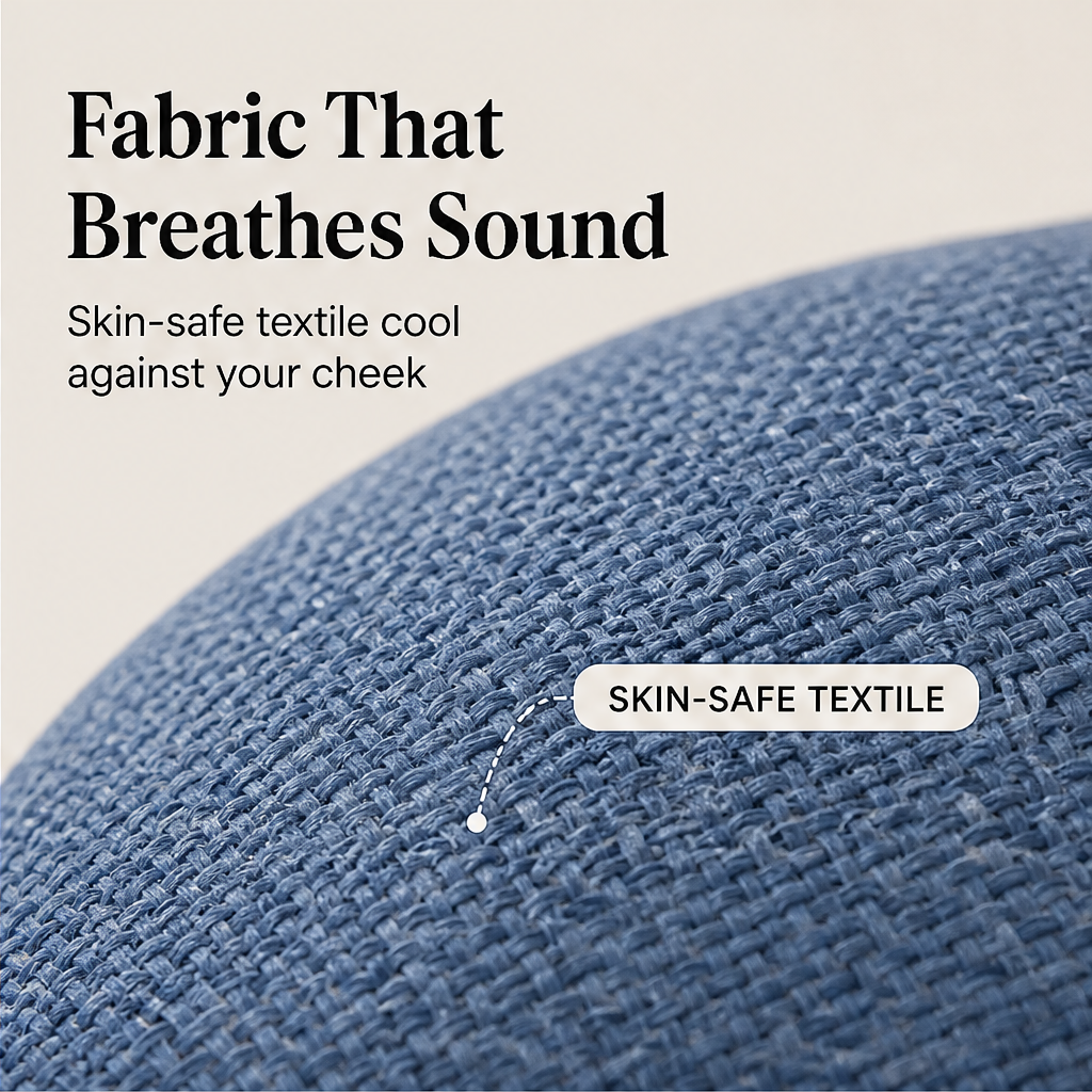 Lullow – Non-In-Ear Under-Pillow Sleep Speaker with White Noise & Auto-Off Timer + 50% OFF
