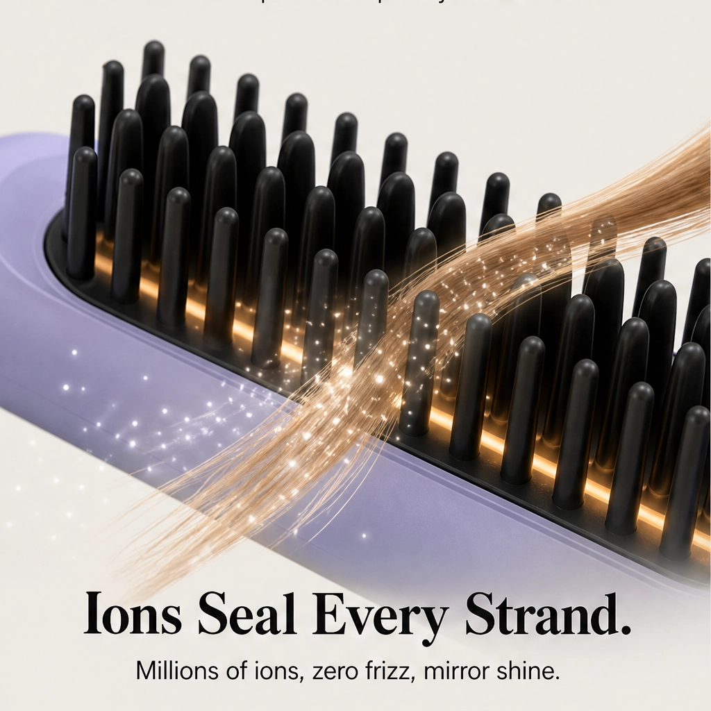 Lustre – Cordless Heated Straightening Comb with Ionic Care & 30-Second Heat-Up + 50% OFF