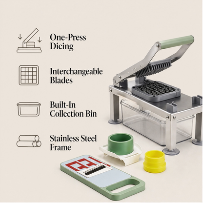 Hearthen – 9-Blade Multifunctional Food Chopper with 1650ml Catch Container + 50% OFF