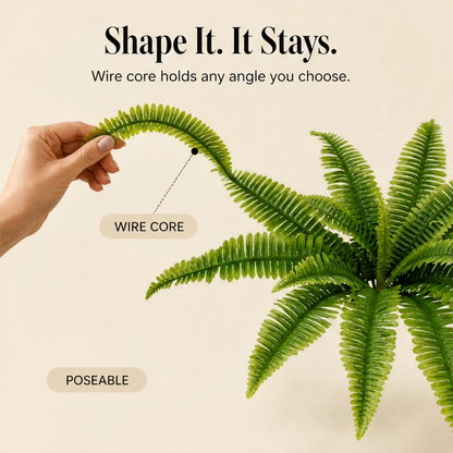Everbough™ – UV-Resistant Lifelike Artificial Boston Fern + 50% OFF