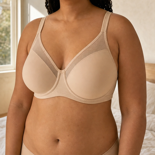Soleva™ – Full-Coverage Wide-Band Comfort Minimizer Bra + 50% OFF
