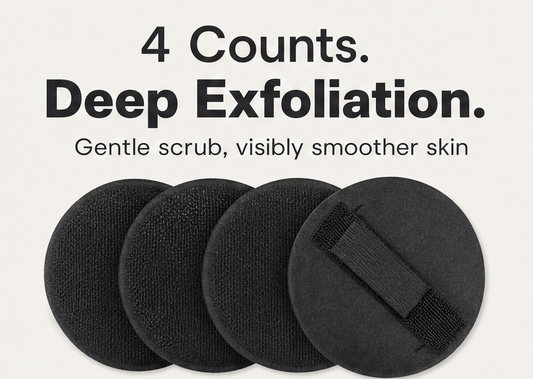Silkmesh – Dual-Layer Exfoliating Scrubber Set, 4-Pack + 50% OFF features