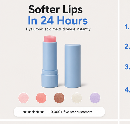 Plumora – Hyaluronic Acid Deep Hydration Lip Repair Balm + BUY 1 + PICK 1 FREE COLOR features
