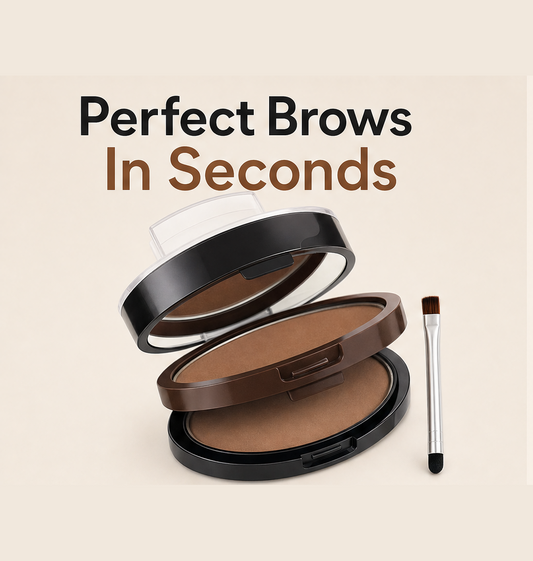 Curryn – Two-Tone Waterproof Eyebrow Powder Stamp + BUY 1 + PICK 1 FREE COLOR features