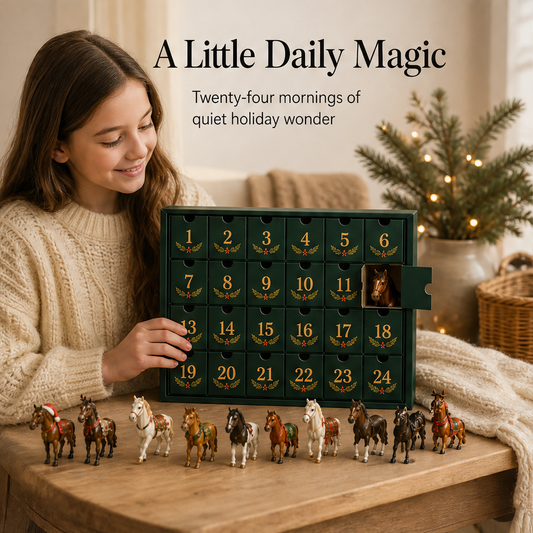 Foalcroft – 24 Hand-Painted Horses Christmas Advent Calendar + 50% OFF features