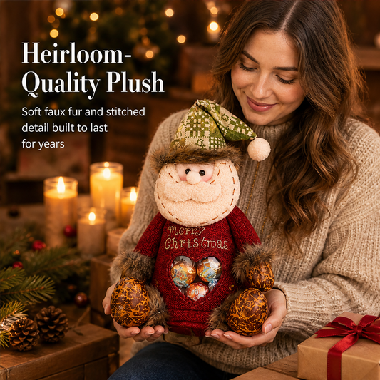 Merryholm – Plush Character Sweet Bag with Heart Window + 50% OFF features