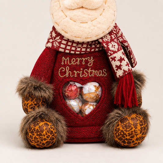 Merryholm – Plush Character Sweet Bag with Heart Window + 50% OFF Red