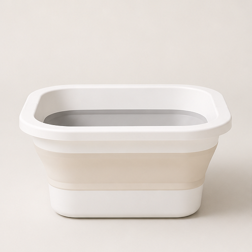 Soleflow – Foldable Acupressure Foot Spa Tub Beige