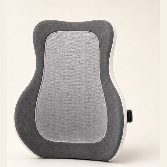 Spinalis – Ergonomic 3D Memory Foam Lumbar Support Cushion + 50% OFF Charcoal