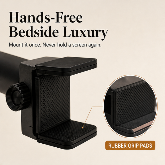 Restarch – Hands-Free Multi-Angle Bedside Tablet & Phone Holder + 50% OFF features