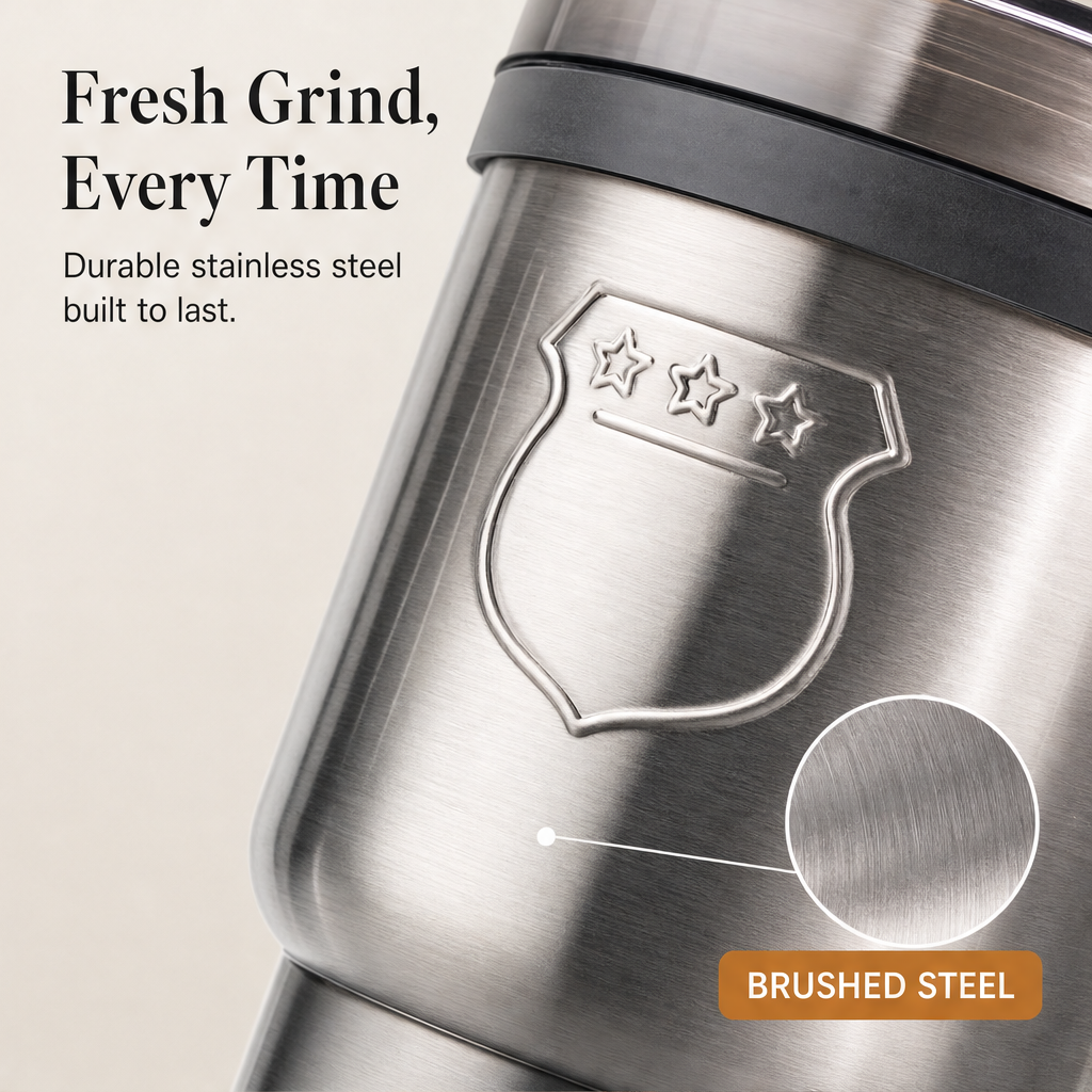 Millforge – Multifunctional 300W Electric Coffee & Spice Grinder + 50% OFF features