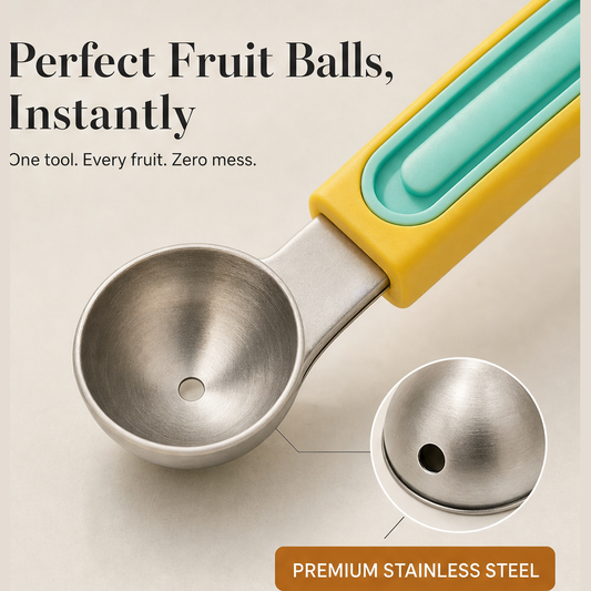 Bellamel – 3-in-1 Melon Baller, Carver & Slicer Fruit Scoop Set + 50% OFF features